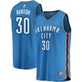 canotta Uomo basket Oklahoma City Thunder Blu Deonte Burton 30 Icon Edition