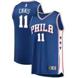 canotta Uomo basket Philadelphia 76ers Blu James Ennis 11 Icon Edition
