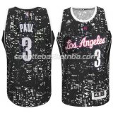 canotte nba chris paul #3 los angeles clippers lights nero
