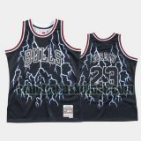 Maglia Uomo basket Chicago Bulls Nero Michael Jordan 23 Relámpago Hardwood Classics