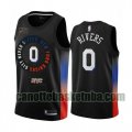Maglia Uomo basket New York Knicks Nero Austin Rivers 0 2020-21 City Edition