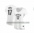 canotta Donna basket Brooklyn Nets Bianco Garrett Temple 17 association edition