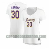 canotta Donna basket Los Angeles Lakers Bianco Troy Daniels 30 association edition