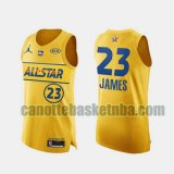 canotta Uomo basket All Star gold Lebron James 23 2021