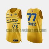 canotta Uomo basket All Star gold Luka Doncic 77 2021
