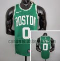 canotta Uomo basket Boston Celtics Verde Tatum 0 75° anniversario