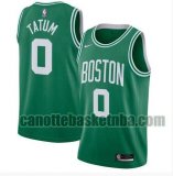 canotta Uomo basket Boston Celtics verde Jayson Tatum 0 2020-21 Icon Edition Swingman