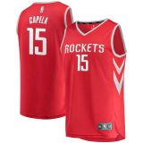 canotta Uomo basket Houston Rockets Rosso Clint Capela 15 Icon Edition