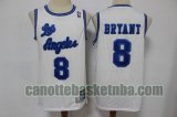 canotta Uomo basket Los Angeles Lakers Bianco Kobe Bryant 8 Pallacanestro