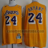 canotta Uomo basket Los Angeles Lakers Giallo Kobe Bryant 24 Pallacanestro