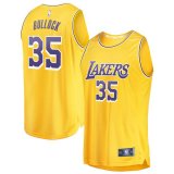 canotta Uomo basket Los Angeles Lakers Giallo Reggie Bullock 35 Icon Edition