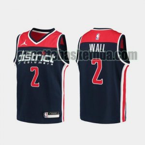 canotta Uomo basket Washington Wizards Blu John Wall 2 2020-21 Statement