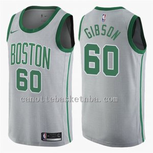 canotte basket NBA Boston Celtics 2018 gibson 60 grigio bianco