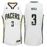 maglia george hill #3 indiana pacers revolution 30 bianca