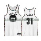 Maglia Uomo basket Brooklyn Nets Bianco Jarrett Allen 13 2020-21 City Edition