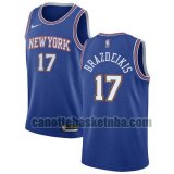 Maglia Uomo basket New York Knicks Blu Ignas Brazdeikis 17 Dichiarazione stagione 2020-21