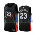Maglia Uomo basket New York Knicks Nero Mitchell Robinson 23 2020-21 City Edition