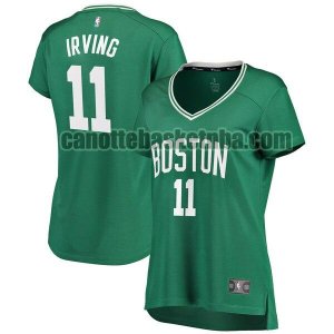 canotta Donna basket Boston Celtics Verde Kyrie Irving 11 Réplica