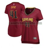 canotta Donna basket Cleveland Cavaliers Rosso Ante Zizic 41 icon edition