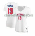 canotta Donna basket Detroit Pistons Bianco Khyri Thomas 13 association edition