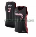 canotta Donna basket Miami Heat Nero Dwyane Wade 3 icon edition