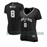 canotta Donna basket San Antonio Spurs Nero Patty Mills 8 icon edition