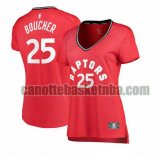 canotta Donna basket Toronto Raptors Rosso Chris Boucher 25 icon edition