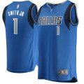 canotta Uomo basket Dallas Mavericks Blu Dennis Smith 1 Icon Edition