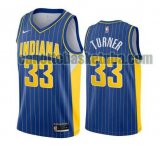 canotta Uomo basket Indiana Pacers blu Myles Turner 33 2020-21 City Edition Swingman