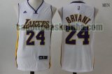 canotta Uomo basket Los Angeles Lakers Bianco Kobe Bryant 24 Pallacanestro