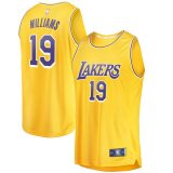 canotta Uomo basket Los Angeles Lakers Giallo Johnathan Williams 19 Icon Edition
