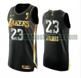 canotta Uomo basket Los Angeles Lakers nero LeBron James 23 2020-21 Golden Edition Swingman
