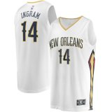 canotta Uomo basket New Orleans Pelicans Bianco Brandon Ingram 14 Association Edition