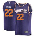 canotta Uomo basket Phoenix Suns Porpora Deandre Ayton 22 Icon Edition