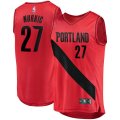 canotta Uomo basket Portland Trail Blazers Rosso Jusuf Nurkic 27 Dichiarazione Edition
