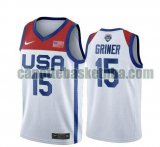 canotta Uomo basket USA 2020 bianca Brittney Griner 15 USA Olimpicos 2020