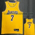canotta poco prezzo Uomo basket Los Angeles Lakers Giallo ANTHONY 7 21-22 75° anniversario