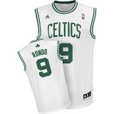maglia basket Rajon Rondo 9 Boston Celtics Rev30 bianco