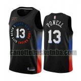 Maglia Uomo basket New York Knicks Nero Myles Powell 13 2020-21 City Edition