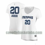 canotta Donna basket Memphis Grizzlies Bianco Josh Jackson 20 association edition