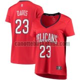 canotta Donna basket New Orleans Pelicans Rosso Anthony Davis 23 Dichiarazione Edition