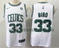 canotta Uomo basket Boston Celtics Bianco Larry Bird 33 Pallacanestro