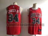 canotta Uomo basket Chicago Bulls Rosso Wendell Carter Jr. 34 Pallacanestro