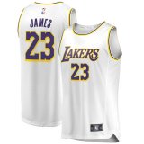 canotta Uomo basket Los Angeles Lakers Bianco LeBron James 23 Association Edition