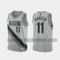 canotta Uomo basket Portland Trail Blazers Grigio Enes Kanter 11 2020-21 Earned Edition