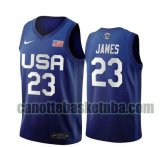 canotta Uomo basket USA 2020 blu LeBron James 23 USA Olimpicos 2020
