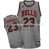 canotta chicago bulls con michael jordan #23 moda grigio