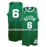 maglia NBA bill russell 6 retro boston celtics verde