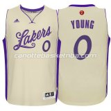 maglia nick young #0 los angeles lakers natale 2015 giallo