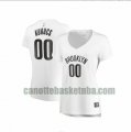 canotta Donna basket Brooklyn Nets Bianco Rodions Kurucs 0 association edition